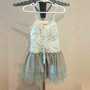 Tutu Du Monde Size 4-5 Toddler beautiful sage green, light green 👗 dress